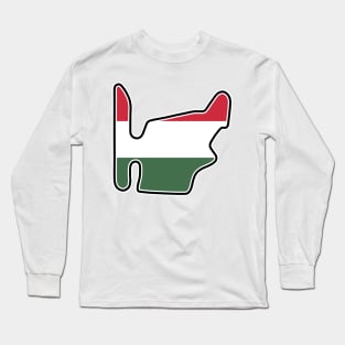 Hungaroring [flag] Long Sleeve T-Shirt